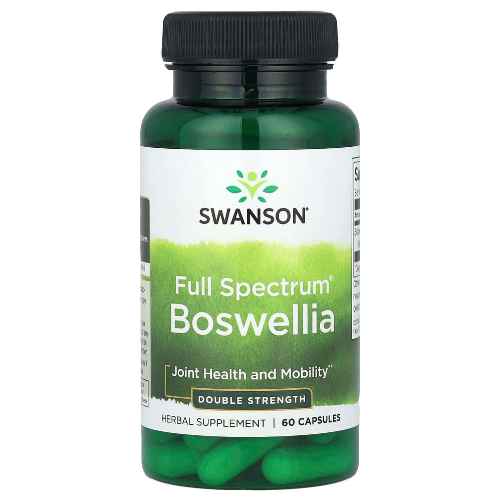 Swanson, Full Spectrum®, босвеллия, двойная сила действия, 60 капсул (800 мг в 1 капсуле)