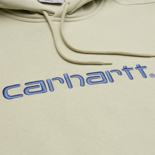 Толстовка мужская Carhartt WIP Hooded Sweatshirt  артикул:I030547_beryl_sorrent - купить в магазине Дайс
