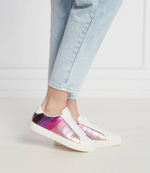 Кожаные кроссовки 225-lane stripe Kurt Geiger - розовый(2626057109)