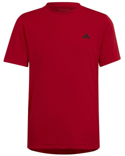 Детская теннисная футболка Adidas Boys Club T-Shirt - better scarlet