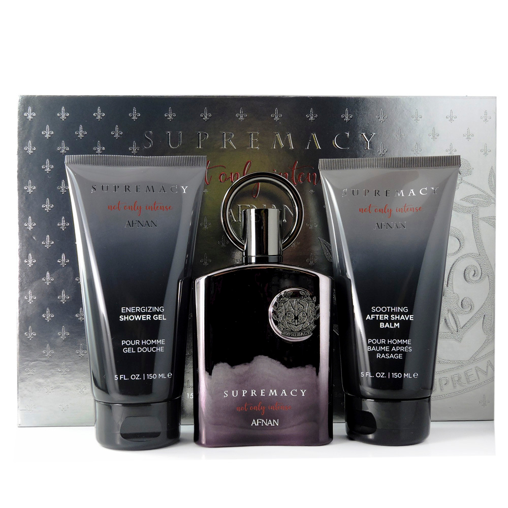 Afnan Supremacy Not Only Intense — парфюмерный подарочный набор для мужчин.