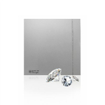 Накладной вентилятор Soler & Palau SILENT-100 CRZ DESIGN SWAROVSKI SILVER