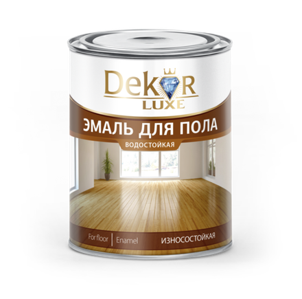 DEKOR LUXE  Эмаль ПФ-266 Светлый орех 1,8кг (Кубанские краски)