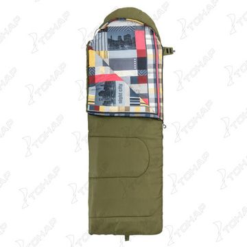 Спальный мешок TRAVEL 400 (210*70) Hollowfiber зелёный (N-SB-H400-210x70) NISUS