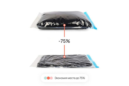 Набор вакуумных пакетов для ручной упаковки Home One (40х50см 6шт, 50х70см 6шт)