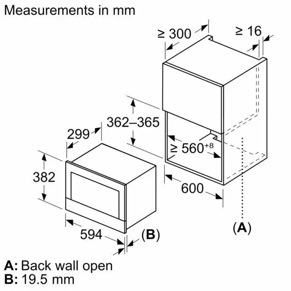 Встраиваемая микроволновая печь Bosch BFL7221B1