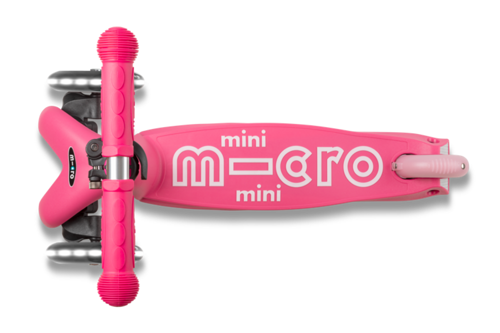Самокат Mini Micro Deluxe LED Розовый