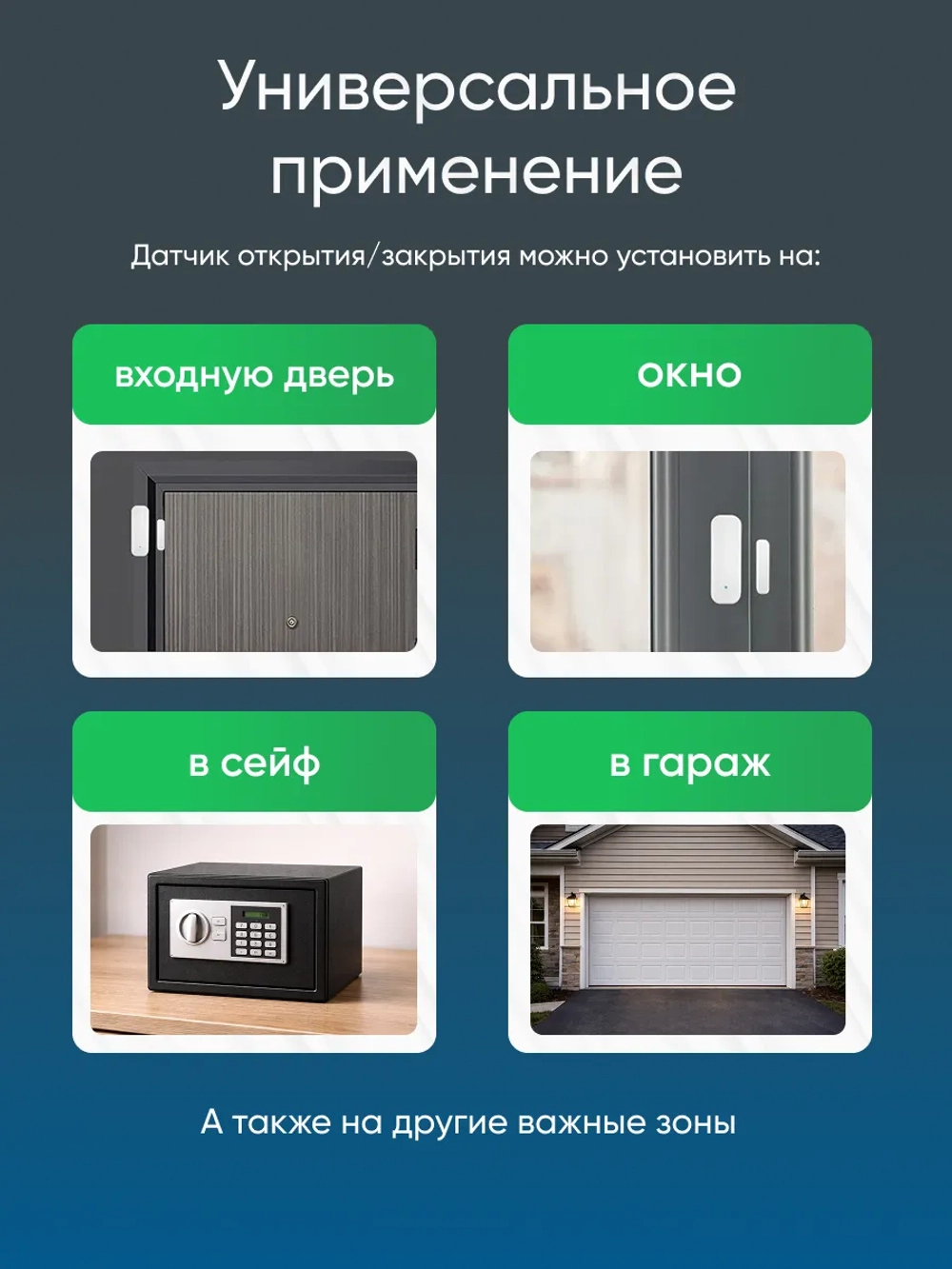 Умный датчик открытия дверей и окон WIFI