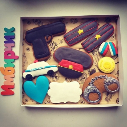 Имбирные пряники день полиции