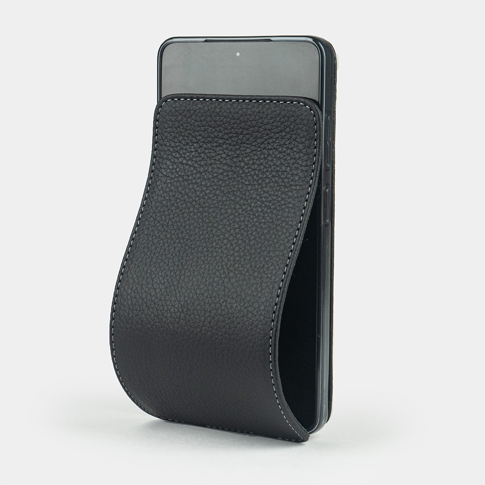 Чехол для Samsung Galaxy S26 Ultra Robert Теленок Черный мат
