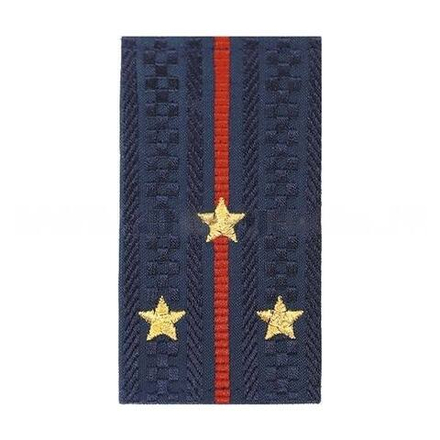 Фальшпогоны Полиция нового образца темно-синие вышит. ст. лейтенант