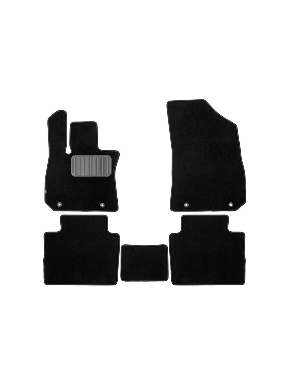 Коврики в салон для GEELY Preface (I Рестайлинг 2) 2024 - Седан 5шт. (текстиль) KLEVER05.A71454.110KH