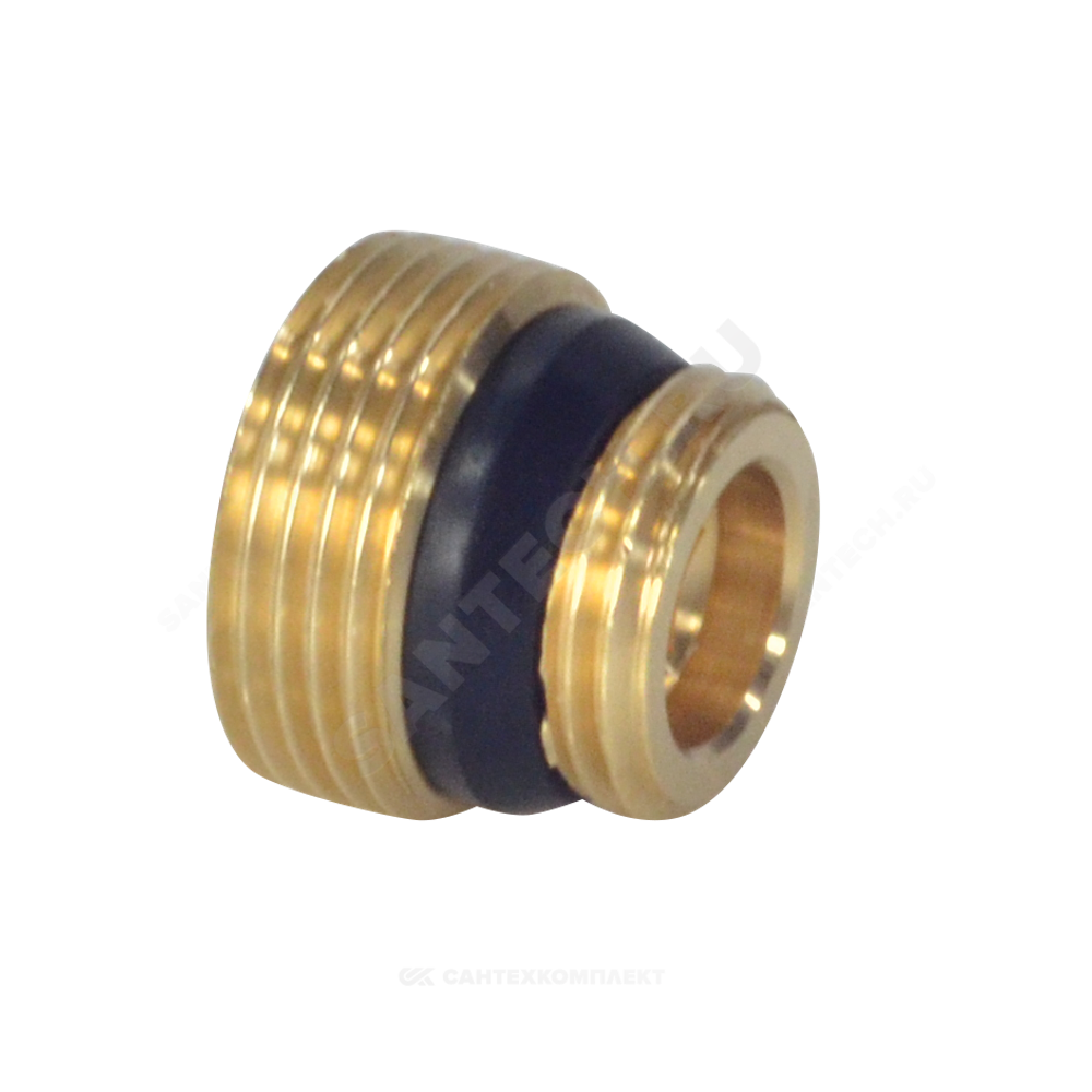 Переходник латунь 1/2"x3/4" под евроконус НР R483 Giacomini R483Y023