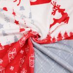 Плед новогодний 150х200 см, "Лоскутки", полиэстер, 210 г/м2, ЗОЛОТАЯ СКАЗКА, 592531