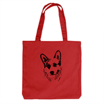 Тканевая сумка "Корги - портрет"