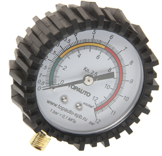 Манометр пистолета подкачки ТОР АВТО резьба М10*1  14410