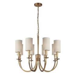 Люстра Cloyd LONSDALE C8 / Ø67 см - латунь (арт.10042)