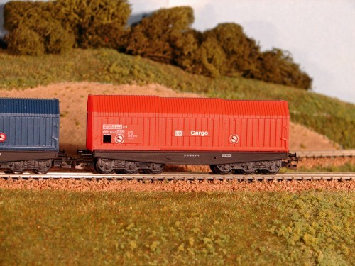 6-ос. Вагон для перевозки стали (Shis), DB Cargo, (V Эп.)