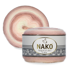 Пряжа Angora Luks Color, 150г, 810м, 80%акрил,15%шерсть, 5%мохер (цена за 1шт)