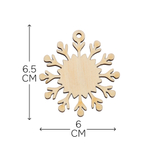 Подарочный набор игрушек на новогоднюю елку, деревянные