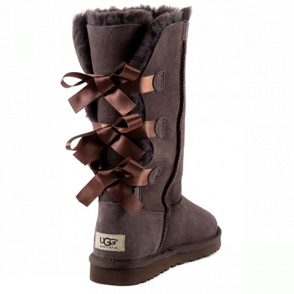 Угги Bailey Bow Tall Chocolate