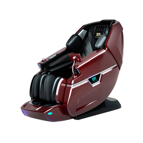 Массажное кресло Elfardi L66 бордовый и чёрный