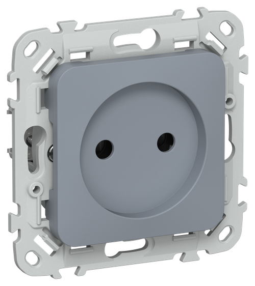 FLITE Розетка без заземления без защитных шторок 10А РС01-0-ФлМ маренго IEK