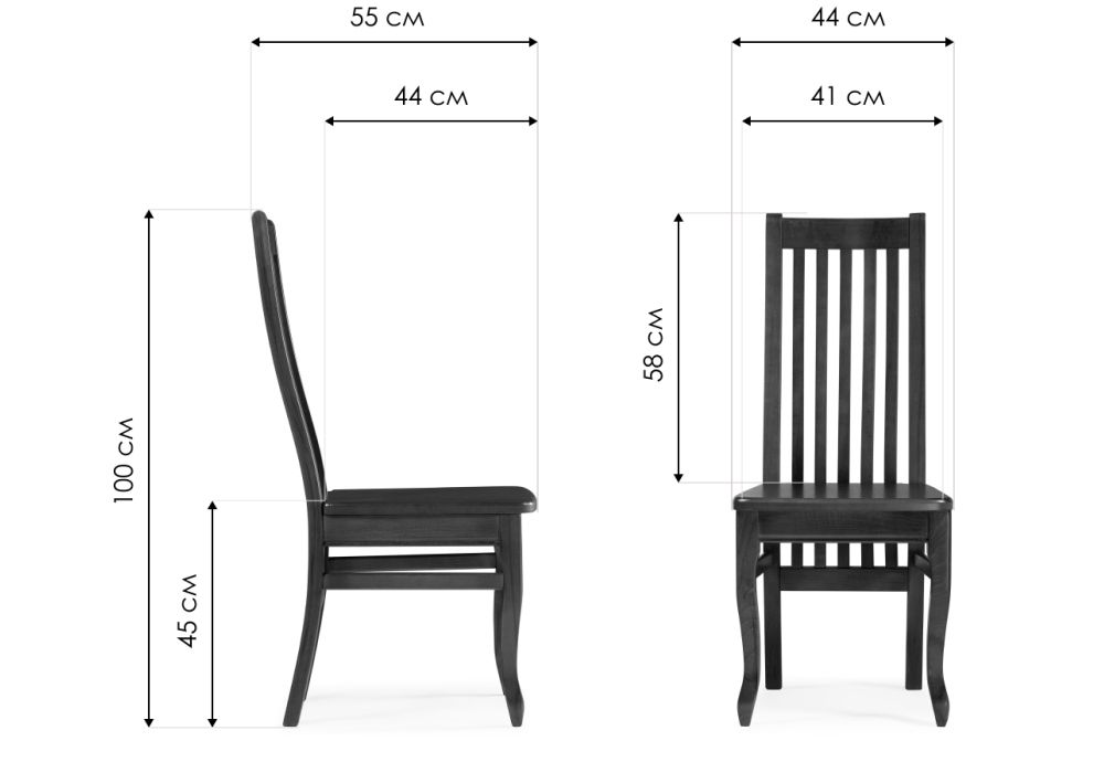 Деревянный стул Арлет миланский орех