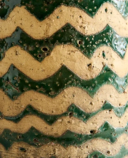 ZARA HOME УДЛИНЕННАЯ ВАЗА ИЗ КЕРАМИКИ, ЗЕЛЕНЫЙ