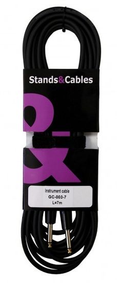 Инструментальный кабель 7м STANDS & CABLES GC-003-7