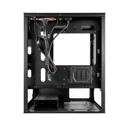 Корпус для компьютера 1STPLAYER Корпус TRILOBITE T3 Black / mATX, TG / 4x 120mm LED fans inc. / T3-BK-4F1