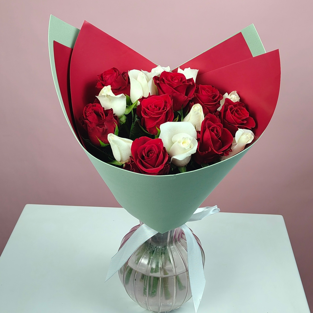 С18031 БУКЕТ "ЛЕДИ В КРАСНОМ"