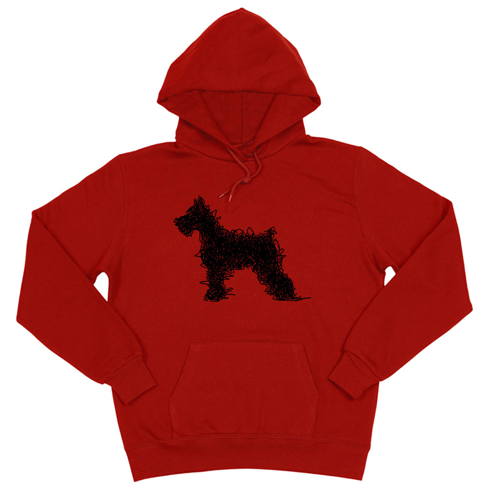 Толстовка "Шнауцер - штрихи"