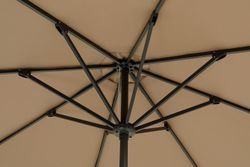"Джулия" зонт садовый 3х3м на центральной опоре, тент бежевый