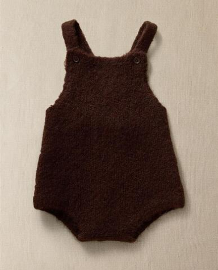 ZARA HOME ДЕТСКИЙ КОМБИНЕЗОН, КОРИЧНЕВЫЙ