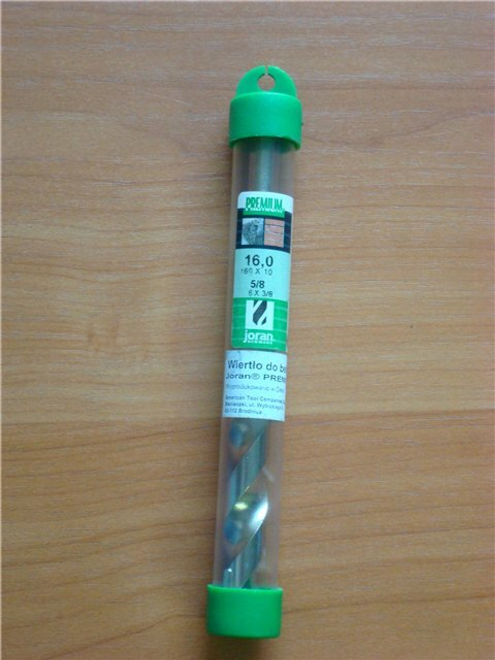 Сверло JORAN, для бетона, камня и керамики, спиральное, 3x160 мм ОРИГИНАЛ