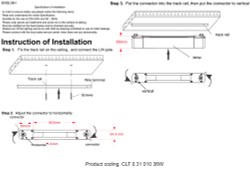 Светильник однофазный Crystal Lux CLT 0.31 010 36W BL M4000К
