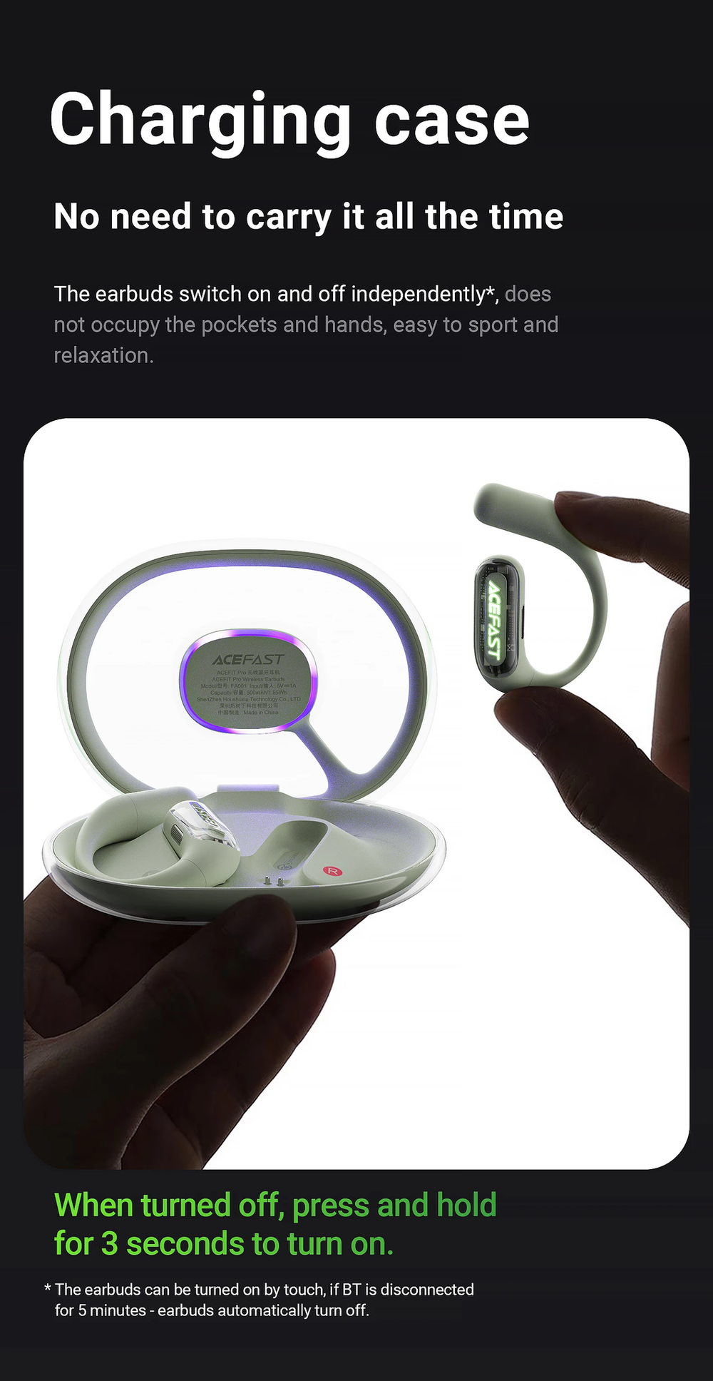 FA001 ACEFIT Pro wireless earbuds