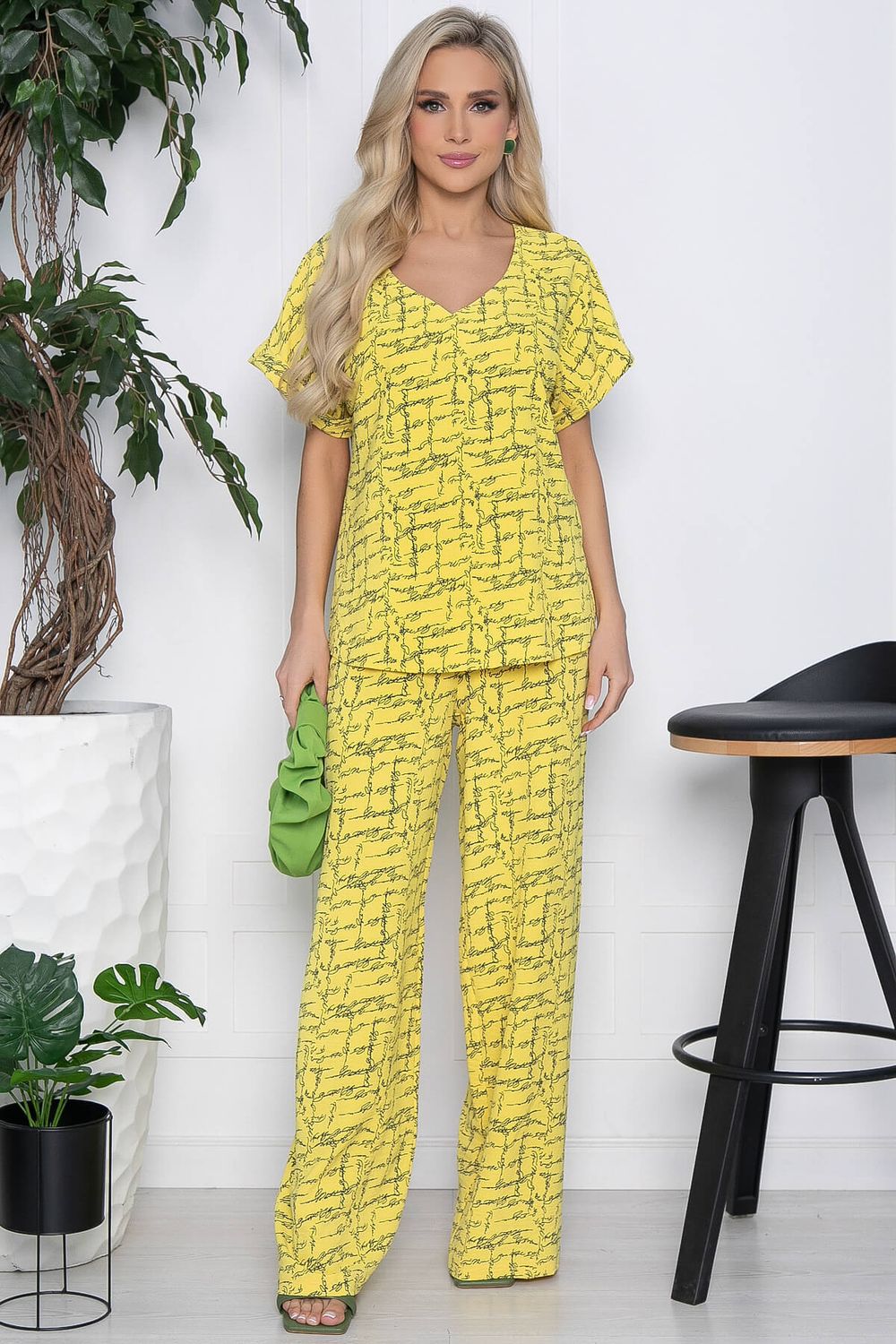 Костюм Почерк лета (желтый) К10643 LT Collection