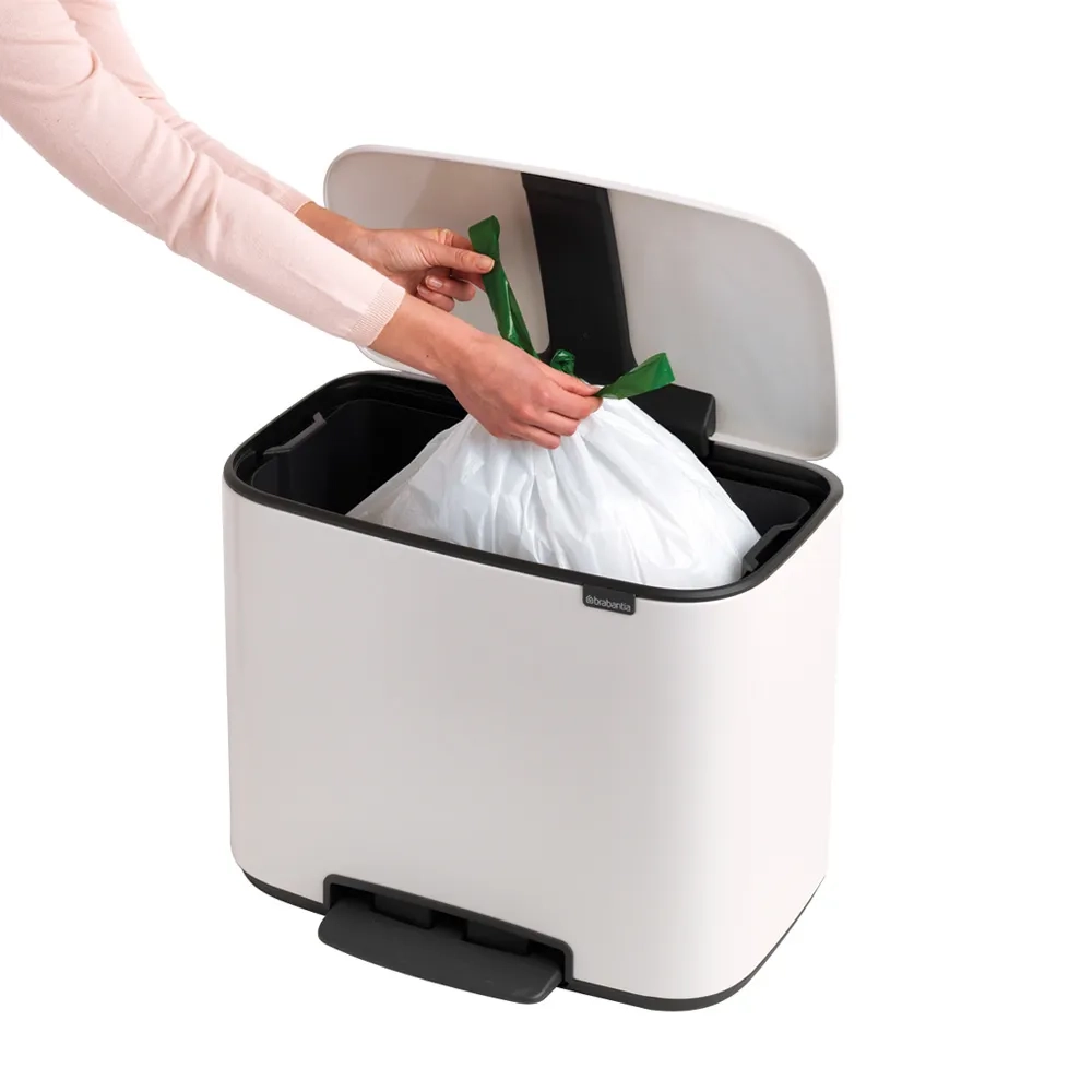 Brabantia Контейнер для мусора Bo 36л белый 121388