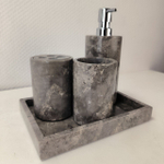 Набор из мрамора 5 предм SEA Set Grey NM-63758 прямоуг 85