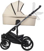 Детская коляска Riko Nano Thermo Ecco 3 в 1 с автокреслом Rant Cruise Grey 03 Ivory beige (бежевый)