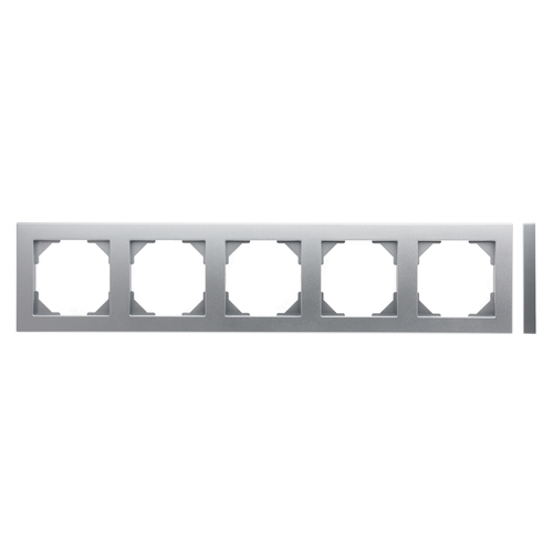Рамки 5 постовые Slim LIREGUS EPSILON K14-145-05.E/Mt алюминий