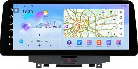 Магнитола для Infiniti EX35 2007-2009 - FarCar монитор 12.3" 2K QLED на Android 14, TS10, CarPlay, 4G SIM-слот