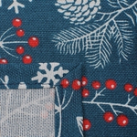 Скатерть 145*180см Шишки синий «NewYear»