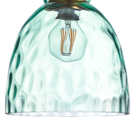 806114 Подвес NUBELLA 1х12W (led) E27 ЧЕРНЫЙ/БРОНЗА/ГОЛУБОЙ