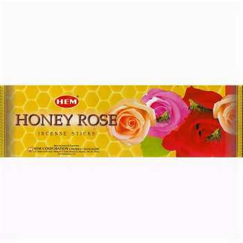 HEM Honey Rose четырехгранник Благовоние Мед Роза