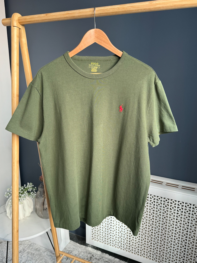 Хлопковая футболка Polo Ralph Lauren, L