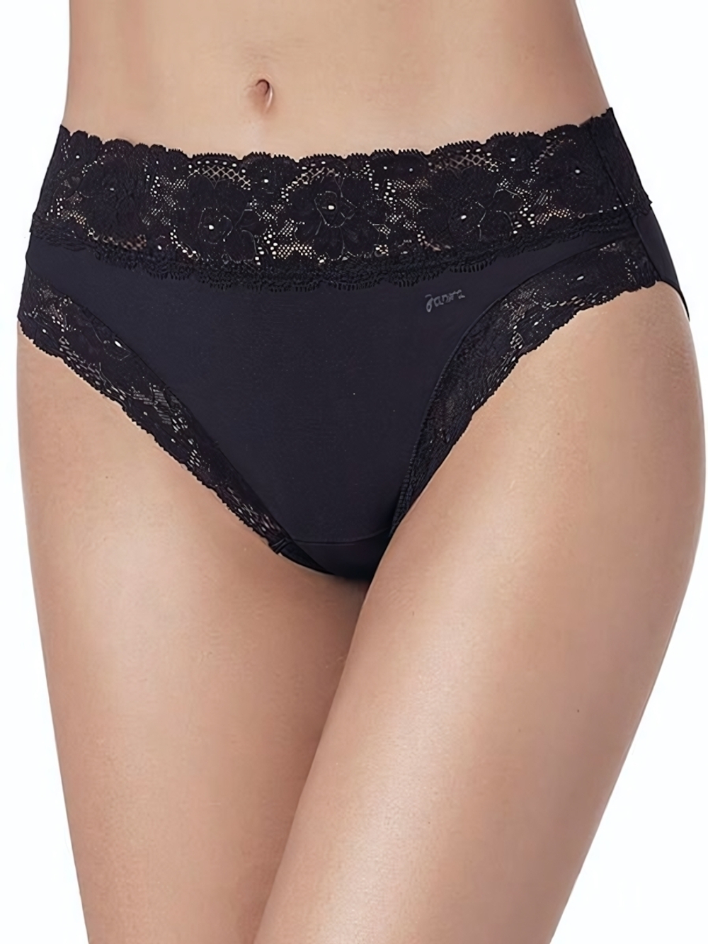 Трусики-слипы с кружевной оторочкой Dolce Micro (Размер: S) (Цвет: белый)