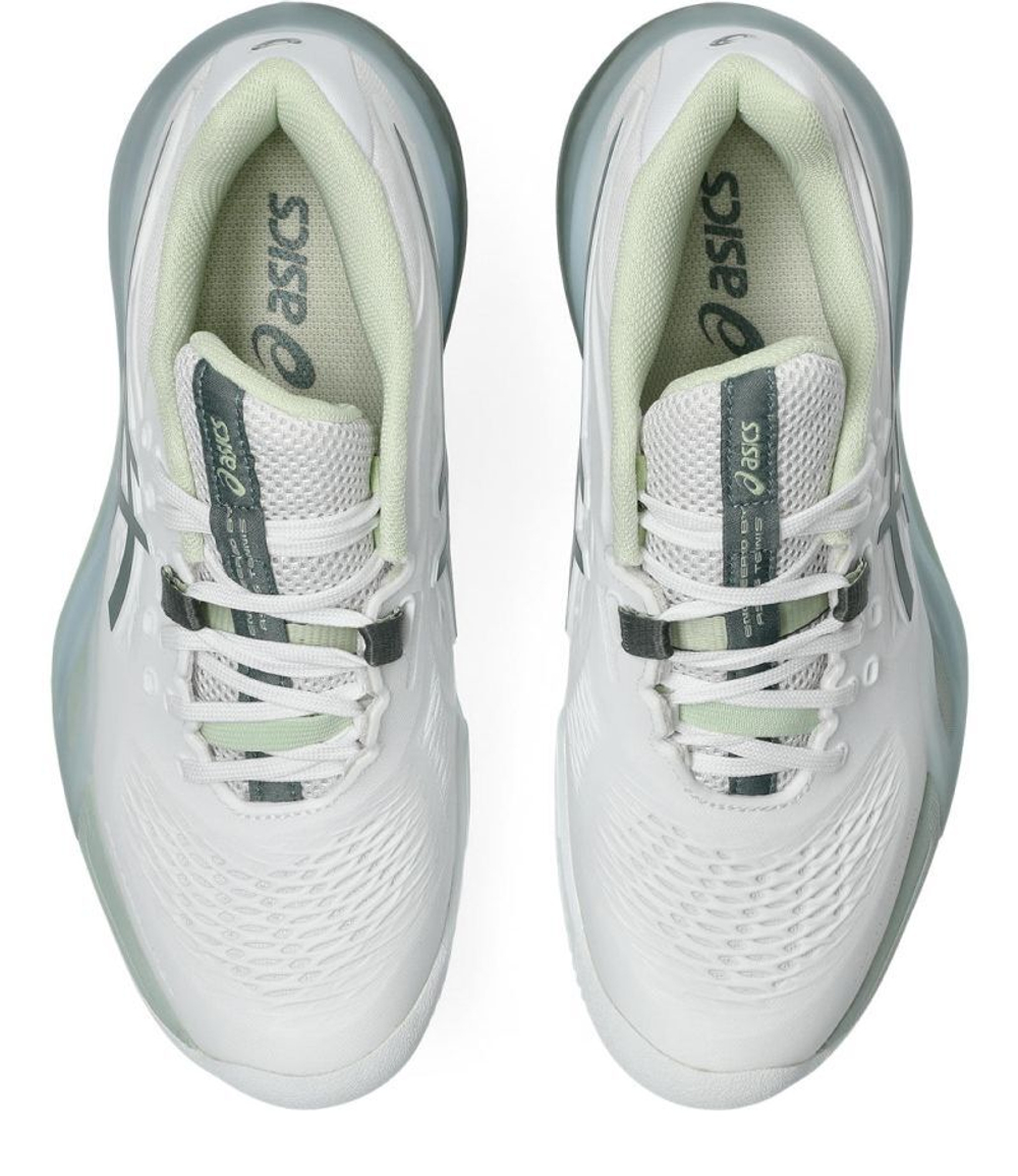 Женские Кроссовки теннисные Asics Gel-Resolution X Clay - белый/синий памятник